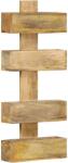 vidaXL Raft de perete pentru reviste 30x11x72 cm lemn masiv de mango GartenMobel Dekor (286466) Biblioteca