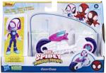 Hasbro Set motocicleta si figurina Ghost-Spider 10 cm Spidey si Prietenii Extraordinari (F6777_F7461) Figurina
