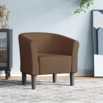 vidaXL Fotoliu tip cuva, maro, material textil GartenMobel Dekor (356428)