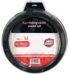 Maxspeed Husa de volan din piele Maxspeed, marimea M, 37-39 cm, neagra (8371699M)