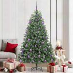 vidaXL Brad de Craciun artificial cu ramuri articulare Verde 210 cm GartenMobel Dekor (3395502)