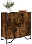 vidaXL Dulap, stejar fumuriu, 78x35, 5x74, 5 cm, lemn prelucrat GartenMobel Dekor (848541) Comoda