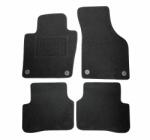  Covorase mocheta VW Passat B6, B7 si CC negre, fixare rotunda, set 4 piese (840148BLACKROU)