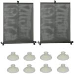 Carcommerce Jaluzele auto retractabile negre set 2 buc x 55cm latime FAVLine Selection (AMCC61005)