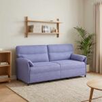 vidaXL Canapea 100% poliester, cadru din metal, MDF, placaj GartenMobel Dekor (42033924) Canapea