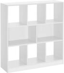 VASAGLE Biblioteca VASAGLE cu 8 compartimente de depozitare, alb, 97, 5x30x100 cm (EZ-LBC52WT) Biblioteca