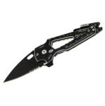 Somogyi Elektronic Kft True Utility Smartknife+, TU6869, 15 in 1, mágneses bitfej tartó, kábelcsupaszoló, homokfúvott rozsdamentes acél, 5, 5 cm penge (TU6869)