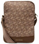 GUESS Torba GUTB10HGCFSEW 10" GCube Stripe Tablet Bag tablet táska, barna