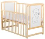 BabyNeeds Timmi 120x60 natur + laterala culisanta