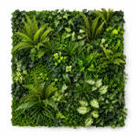  Műnövény fali zöld vegyes 100x100 cm (7a00001)