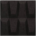 InnoWall Galeras 3D falpanel 60x60 cm-Fénylő antracit (Galeras-_Adamin-Fenylo_antracit) - csempebolt