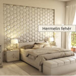 InnoWall Hexa 3D falpanel 22, 5 cm - Hermelin fehér (Hexa-_Hermelin_feher) - csempebolt