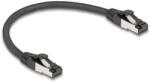 Delock RJ45 мрежов кабел Cat. 8.1 S/FTP 0, 25 m черен