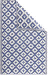Jemidi Covor pentru exterior JEMIDI, 120x180cm, polipropilena, rezistent la intemperii, usor de curatat, pentru balcon/terasa, Alb/Albastru (4063004408582) Covor