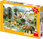 Dino Viața dinozaurilor 100 piese 343436 Puzzle