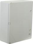 Plastim Cutie distributie IP65 din ABS gri, usa mata, placa metalica, 400x500x175 mm PP3003 (PP3003)