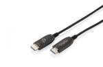 ASSMANN AK-330126-1000-S Cablu hibrid HDMI AOC | HDMI-A masculin-masculin | HDMI 2.1 | UHD-2 8K@60Hz | 48Gbps |HDR, eARC, HDCP 2.2, CEC | 100m (AK-330126-1000-S)