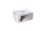 ASSMANN DN-W19 06U/600 Dulap de rețea montat pe perete 19" 6U rack 600x600, ușă din sticlă, gri, secțiune unică, asamblat, 60kg (DN-W19 06U/600)