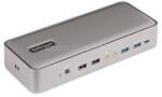 StarTech Dual-Laptop USB-C KVM Docking Station, Dual Monitor 4K 60Hz DisplayPort Dock, 5-Port USB Hub, GbE, 90W/45W Power Delivery to Two Laptops (129UE-USBC-KVM-DOCK) (129UE-USBC-KVM-DOCK)