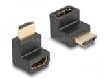 Delock nagysebességű HDMI Ethernet adapter apa és anya szögletes 8K 60 Hz (fekete) (DL66458) (DL66458)