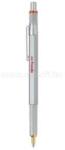 rOtring 800 1, 0mm ezüst nyomógombos golyóstoll (ROTRING_NRR2032580) (ROTRING_NRR2032580)