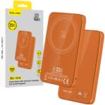 Blavec Power Bank 5000mAh BJ-04 Ultra Slim 7, 8mm - Type C - 22, 5W magnetic Magsafe 3 in 1 (PBBJ04-MC5O) orange glass - smartdiszkont