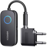 UGREEN CM671 Bluetooth 5.3 adó/vevő, mini jack 3, 5 mm, 300mAh + repülőgépes adapter (35222A) - kontaktor