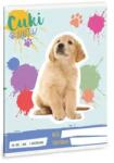 Ars Una Golden Retriever mintás vonalas füzet - 1. osztály, A5 (53584953)