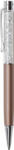 Art Crystella Golyóstoll, rose gold, felül fehér SWAROVSKI® kristállyal töltve, 14 cm, ART CRYSTELLA® (TSWG401) (TSWG401)