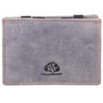 Greenburry Portofel dama piele naturala gri 10.5 x 7.5 x 2.5 cm, VINTAGE RFID, Greenburry
