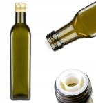 Bimberek Marasca palack 500 ml, olívazöld, elegáns dizájn, vastag üveg, szettben is kapható (ZES000006)