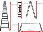 Ztrust ML407A scara multifunctionala cu 4 segmente (ML407A)