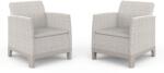Keter SCANDI FORMA DUO SET - pebble grey / soft beige