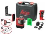 Leica L6G-1 vonallézer Zöld | Hatósugár: 0 - 35 m | 3 x elem + elemadapter, Akku és töltővel | Kofferben (912971RGR)