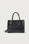 Coccinelle Myrtha Coccinelle E1UAK180101 fekete bőr shopper női táska, 26 x 19 x 13 cm