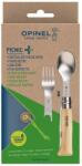 Opinel Picnic+ (kanál, villa, szalvéta - késsel együtt N°08 - bükk)