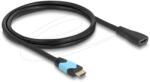 Delock Удължителен кабел DeLock 81997, от HDMI(м) към HDMI(ж), 1m, черен, 8K@60Hz (DELOCK-81997)