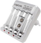 LogiLink Зарядно устройство за Ni-MH/Ni-Cd батерии AA/AAA/9V Зарядно за батерии