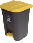 Limpio Cos gunoi cu pedala Limpio B2-010C, 68l, Negru-Galben (cos gunoi 68l plastic b2-010c) Cos de gunoi