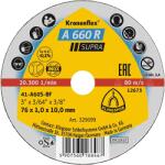 Klingspor Kronenflex A 660 R Mini vágókorong, 76 x 1.6 x 10mm egyenes (368877)