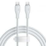 Baseus Pudding adatkábel, töltőkábel, fekete (100W, 5A, 1.2m, USB-A to USB-C, P10355702221-00)