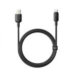 Baseus Silky adatkábel, töltőkábel, fekete (100W, 5A, 1m, USB-A to USB-C, P10377703113-00)