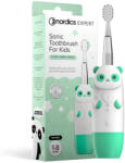 Nordics Periuta de dinti sonica pentru copii Nordics CA2610 Panda, 4 moduri, baterie AAA, pulsație ușoară, cronometru, avertizare pentru zone, memorie, verde (CA2610 - green) Periuta de dinti electrica