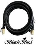 BlackBird Cablu Patch UTP CAT. 6A 0, 5m Negru BH1726 (BH1726)