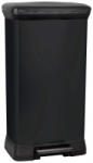Keter Deco bin metalics Szemeteskuka 50 l (Sz x Ma x Mé) 390 x 720 x 290 mm Fekete 1 db (246364) (246364)