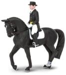 Safari Ltd Safari® Cal Holsteiner cu călăreț (S151105) Figurina
