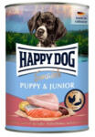 Happy Dog Supreme Sensible Puppy&Junior konzerv, csirke, lazac és burgonya ízesítésű nedves állateledel kölyök és fiatal kutyák számára 6x400 g - dogshop