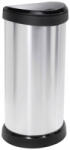 Keter DECO Bin Szemeteskuka 40 l (Sz x Ma x Mé) 335 x 685 x 285 mm Ezüst, Fekete 1 db (240641) (240641)