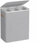 Brius Cos rufe cu 3 compartimente si capac, saci detasabili cu maner, 190 litri, 64x40x75 cm, gri (EZ-LCB814GD01)