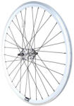 Csepel Royal Luxus 28-as (622 mm - 700C) Fixi flip-flop hátsó kerék, csavaros tengellyel, fehér